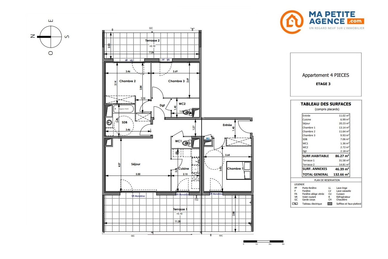 Appartement à vendre à Nîmes 86 m² 351 000 € | Ma Petite Agence