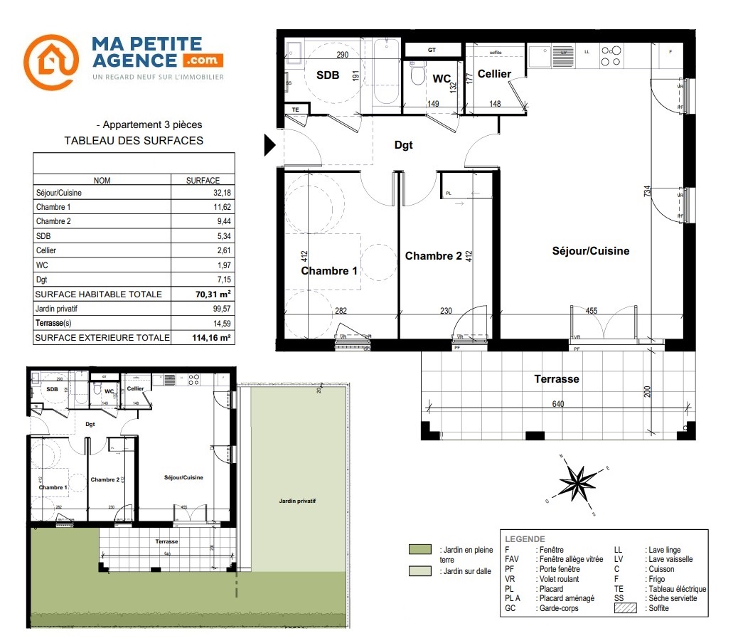 Appartement à vendre à LA ROQUE-D'ANTHERON 70 m² 302 000 € | Ma Petite Agence