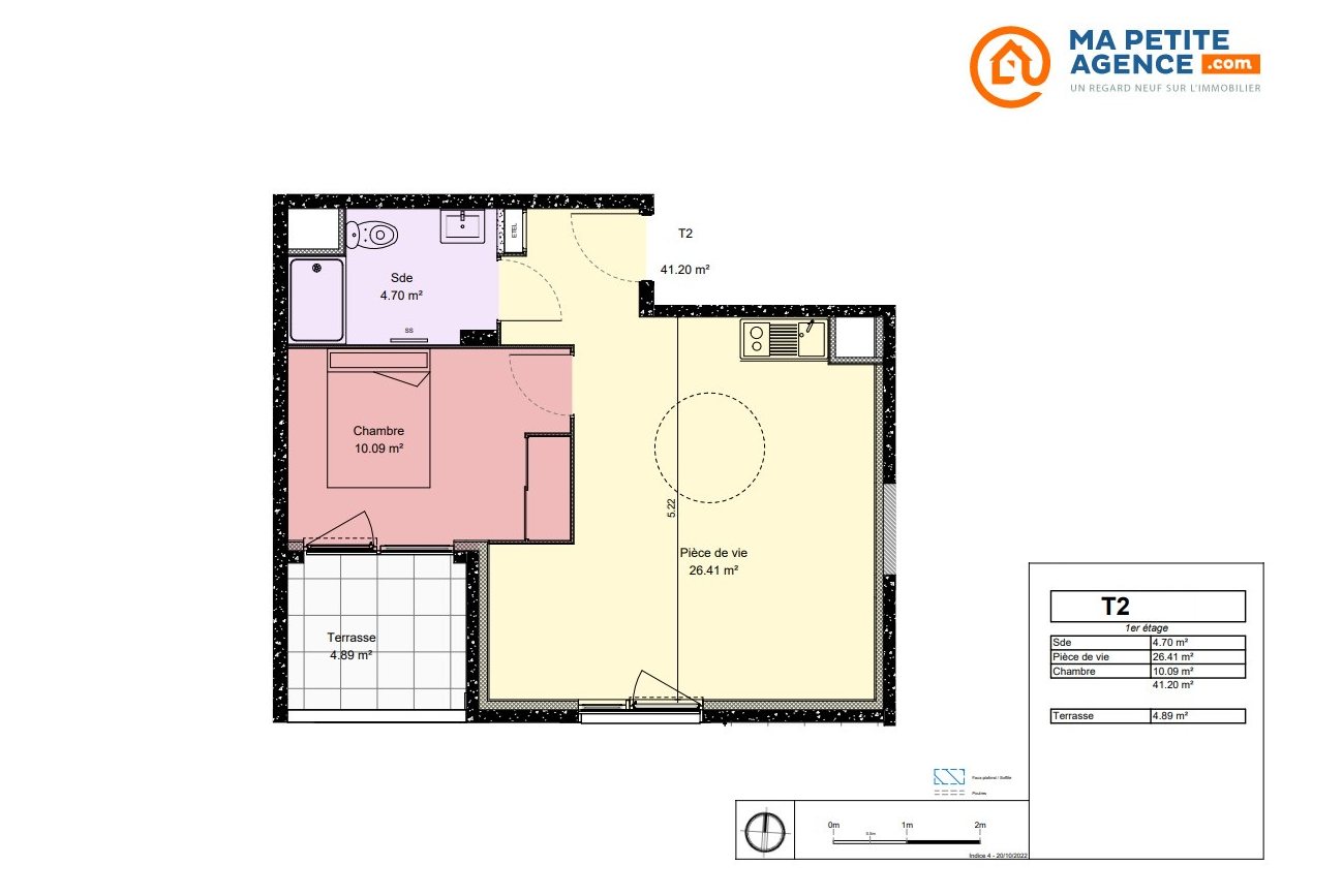 Appartement à vendre à Dijon 41 m² 199 000 € | Ma Petite Agence