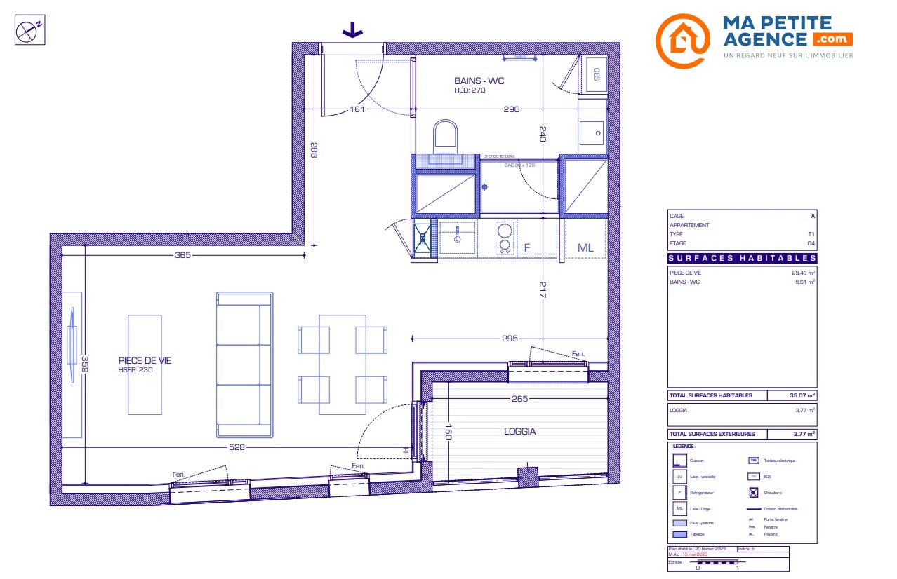 Appartement à vendre à Meythet 35 m² 250 000 € | Ma Petite Agence