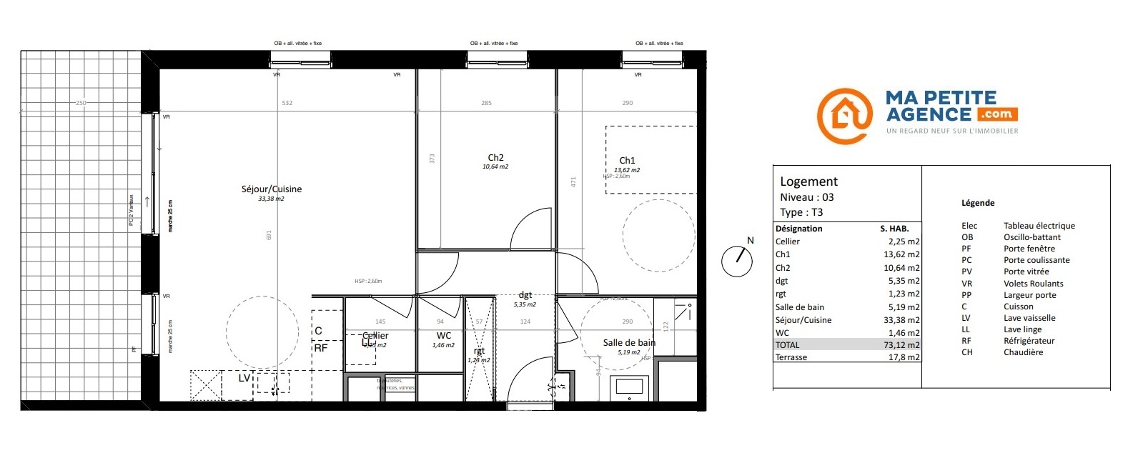 Appartement à vendre à Halluin 73 m² 274 000 &euro; | Ma Petite Agence