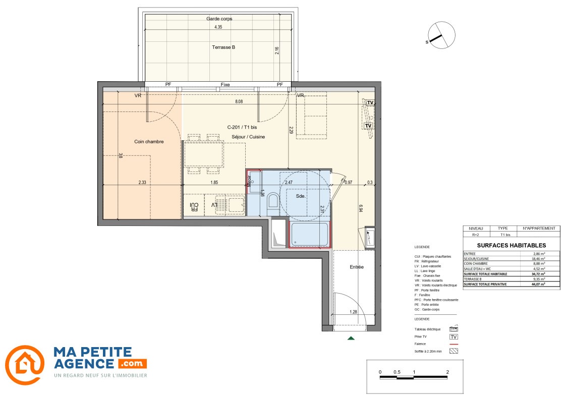 Appartement à vendre à Lattes 35 m² 203 000 € | Ma Petite Agence