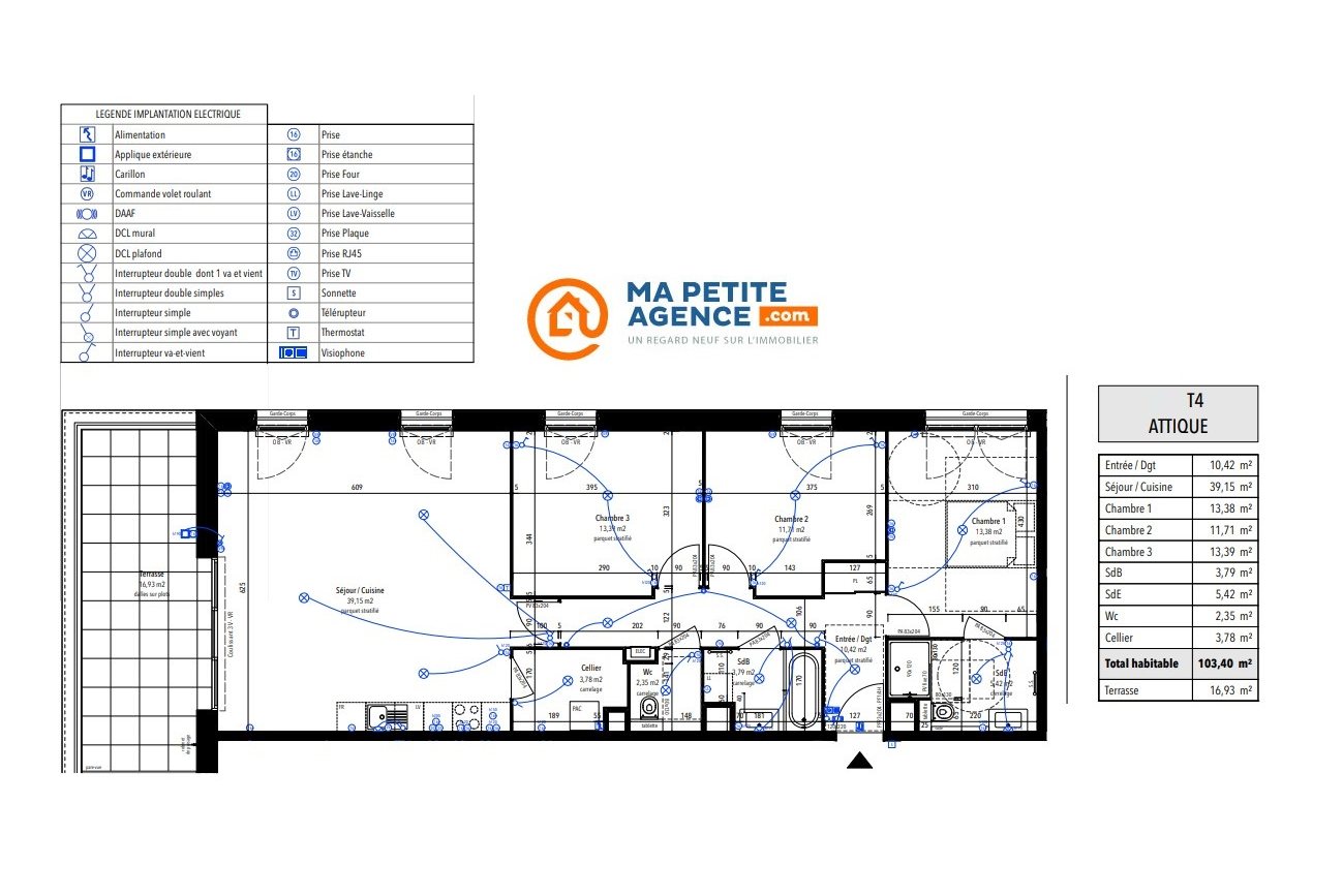 Appartement à vendre à Lille 103 m² 455 000 € | Ma Petite Agence