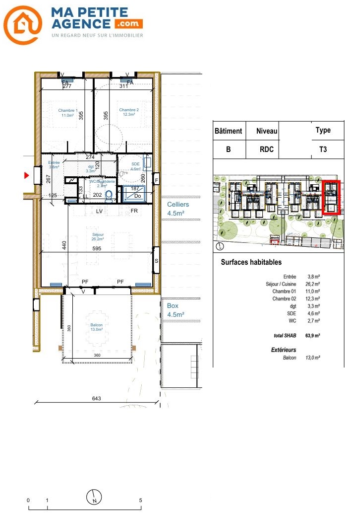 Appartement à vendre à Aytré 64 m² 307 500 € | Ma Petite Agence