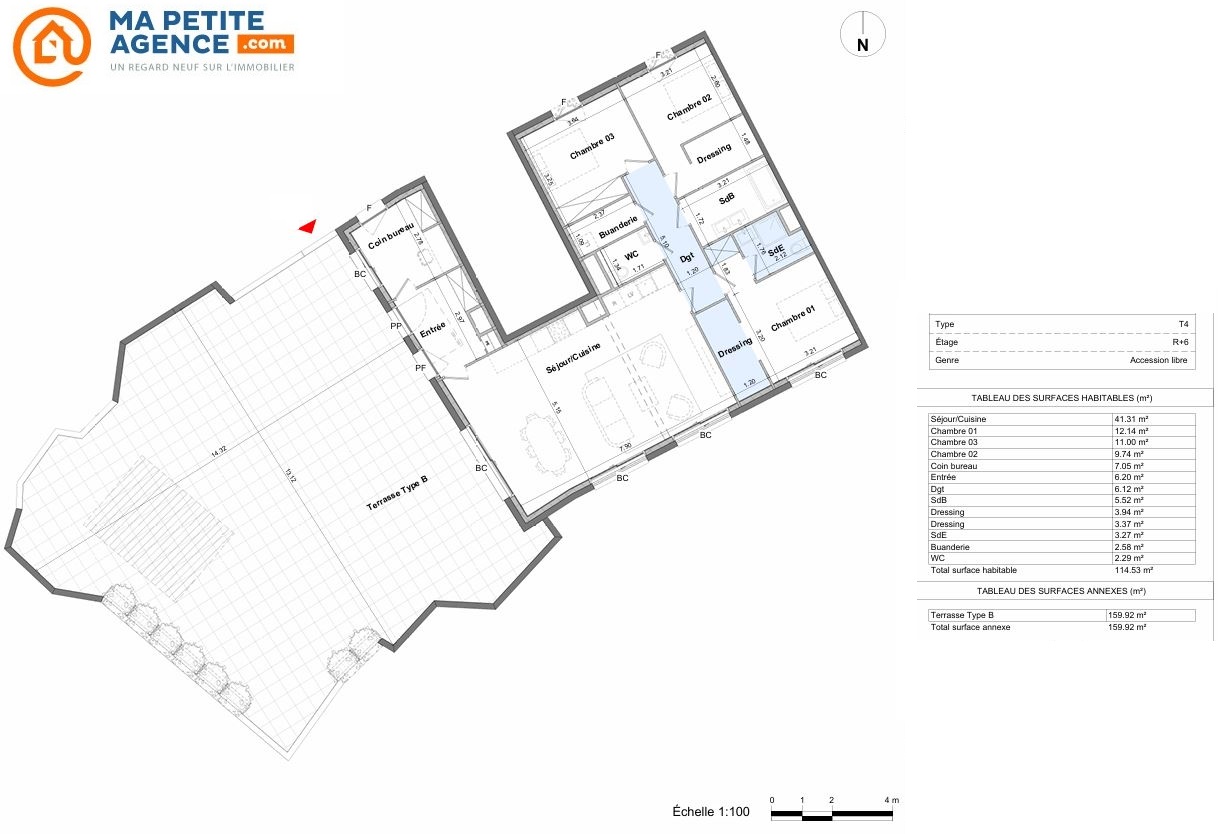 Appartement à vendre à Lattes 110 m² 795 900 &euro; | Ma Petite Agence