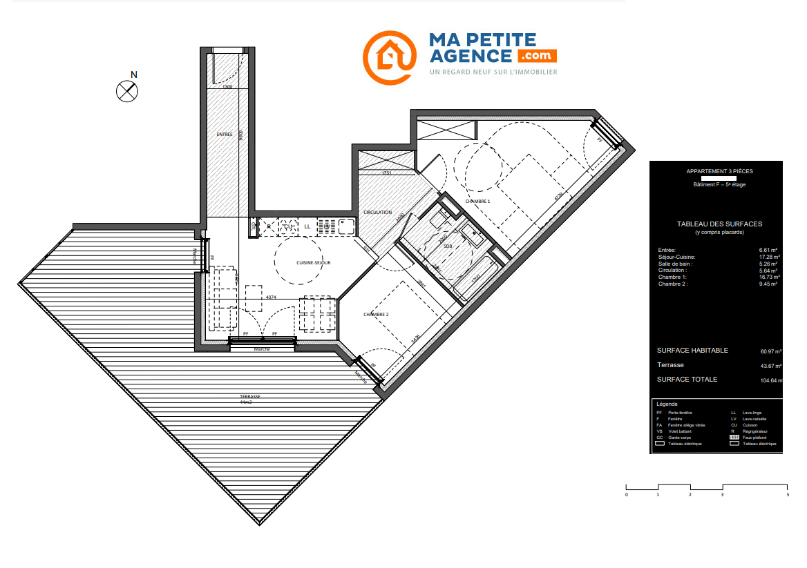 Appartement à vendre à Montpellier 61 m² 239 000 € | Ma Petite Agence