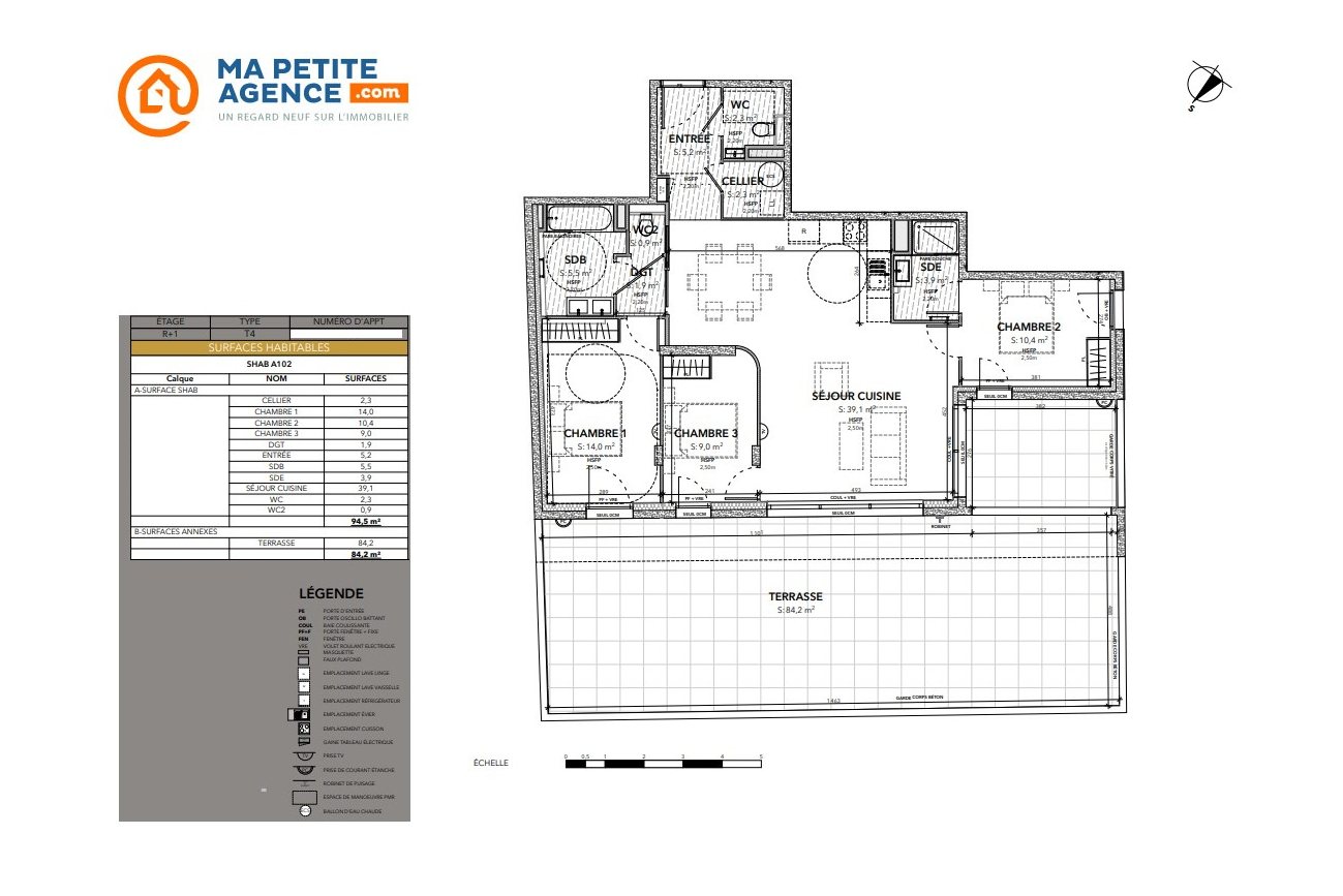 Appartement à vendre à PALAVAS-LES-FLOTS 95 m² 789 000 € | Ma Petite Agence
