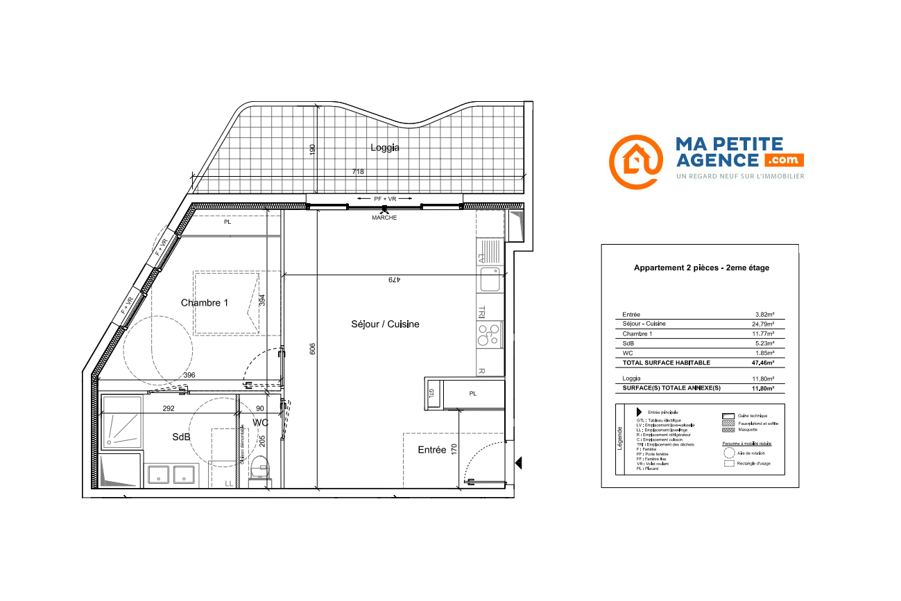 Appartement à vendre à Grau-du-Roi 47 m² 265 300 &euro; | Ma Petite Agence