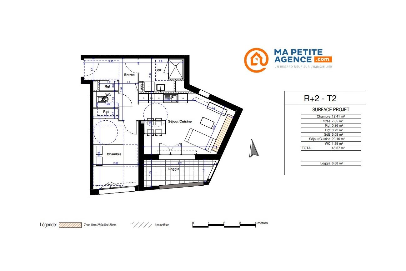 Appartement à vendre à Dijon 49 m² 225 500 € | Ma Petite Agence