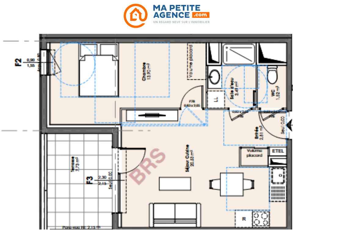 Appartement à vendre à Saint-Brès 0 m² 169 000 € | Ma Petite Agence